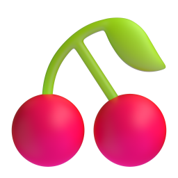 cherries sticker